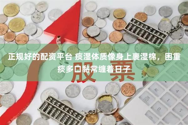 正规好的配资平台 痰湿体质像身上裹湿棉，困重痰多口黏常缠着日子