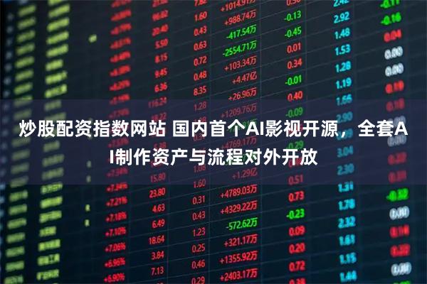 炒股配资指数网站 国内首个AI影视开源，全套AI制作资产与流程对外开放